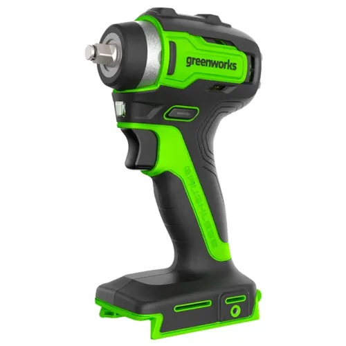 Гайковёрт ударный аккумуляторный Greenworks 24V 200Нм G24IW200 3803607, бесщёточный, без АКБ и ЗУ